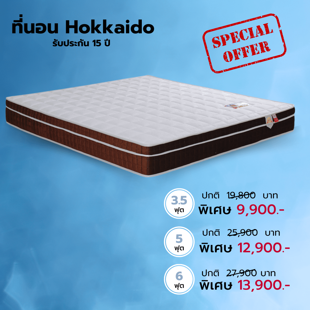 โปรโมชั่นที่นอน Hokkaido